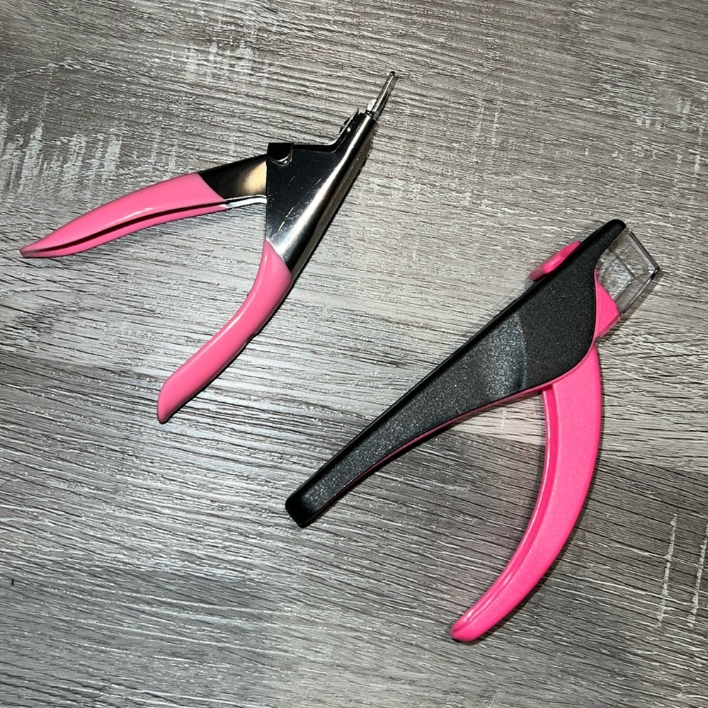 2 acrylic tip nail clippers!